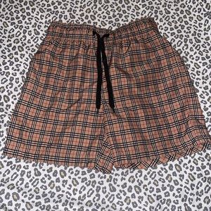 Boys Burberry swim trunks size 8y